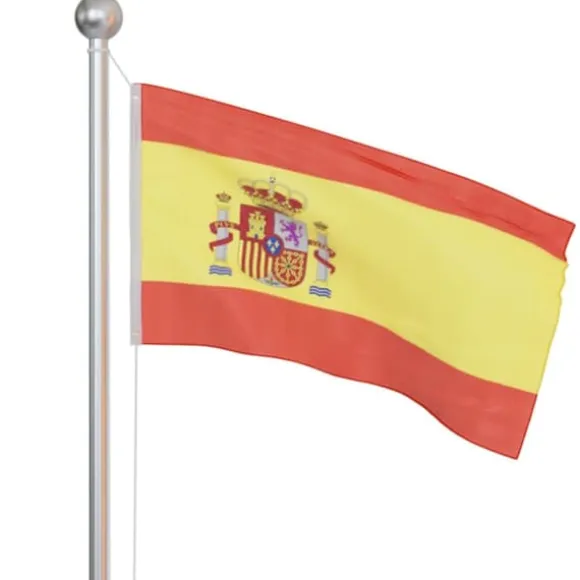 Spansk flag 90x150 cm - Farverigt og holdbart | Farve: Rød/Gul | Størrelse: 90x150 cm