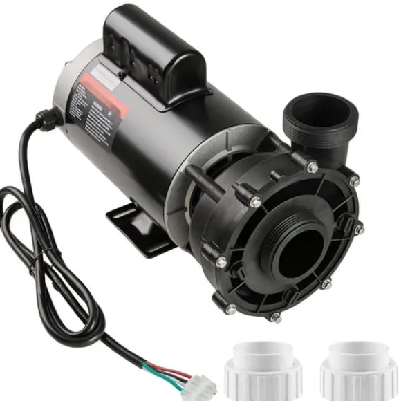 Spa-pumpe med 2 hastigheder, 1600W, 39 M³/h, 15 M/400W, 19 M³/h, anti-lækage, overophedningsbeskyttelse, til hjemme- og udendørs spa.