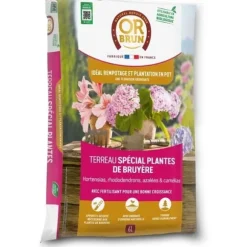 Speciel pottejord til lyngplanter - BROWN GOLD - OBRTBRU6U - 6L - Bedre roddannelse
