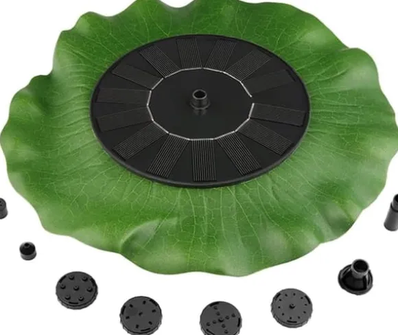 Springvand - Solar Springvand / Vand Springvand Solcelle - 28 cm