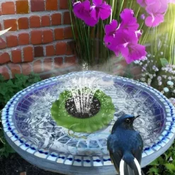 Springvand - Solar Springvand / Vand Springvand Solcelle - 28 cm