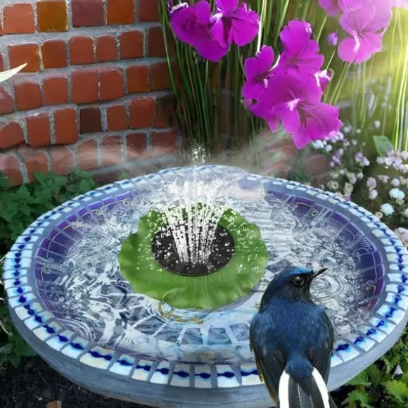 Springvand - Solar Springvand / Vand Springvand Solcelle - 28 cm
