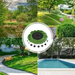 Springvand - Solar Springvand / Vand Springvand Solcelle - 28 cm