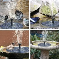 Springvand - Solar Springvand / Vand Springvand Solcelle - 18 cm