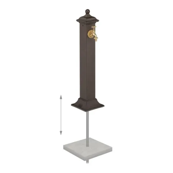 Springvand, 71x17x21 cm, Brun