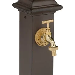 Springvand, 71x17x21 cm, Brun