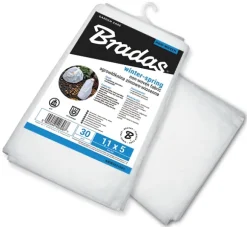 Sæt med 10 produkter. Non-woven 30g/m² vinter-forår, hvid, 1,1 x 5m