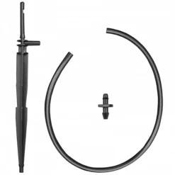 Sæt med 25 produkter. Pile-drypper, lige med adapter og 50cm rør, 2,2l/t