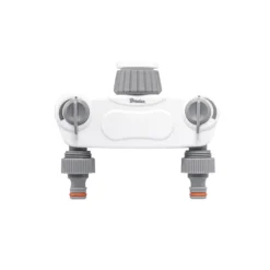 Sæt med 3 produkter. WHITE LINE SOLID 2-vejs manifold med 1 "eller 3/4" haneventiler