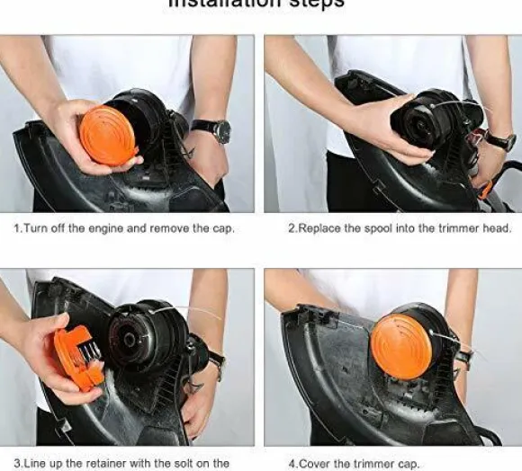 Sæt med reservespoler til BLACK+DECKER AF-100