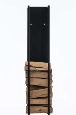 StandhoodTrek Spark - Fire Wood Holder - Høj kvalitet og bæredygtighed Farve: Matte sort | Størrelse: 180 cm
