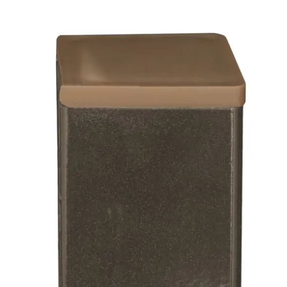 Stående vandhane med slangeholder, 107,5x25x18 cm, brun