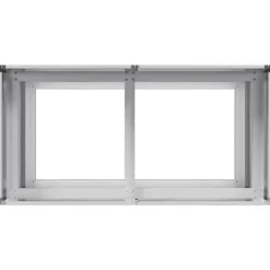Stilfuld plantekasse i galvaniseret stål - Holdbar & Dekorativ | Størrelse: 80x40x80 cm