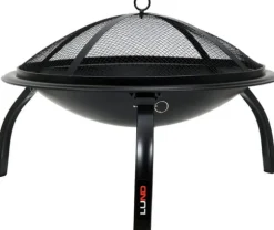 STÅLPELDSPEJS MED FOLDBARE BEN 56*39CM - W-99912