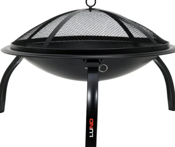 STÅLPELDSPEJS MED FOLDBARE BEN 56*39CM - W-99912