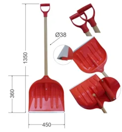 STOR PLASTIK SNESKOVL - STOR LOP