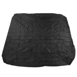 Støvbetræk til udendørs badekar 190 sølvbelagt polyestertaft vandtæt varm kildebetræk firkantet spabad regntæt betræk 210x210x30cm sort