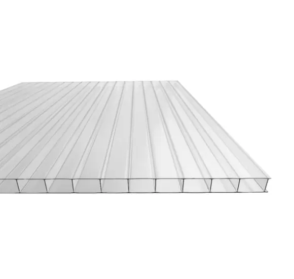 Stykke drivhus flervægsplade / klar polycarbonat 700x1500mm - 4mm, 2stk.