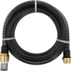 Sugeslange med messingkoblinger 1,1" 5 m PVC sort - Sugeslange - Sugeslanger - Home & Living