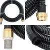 Sugeslange med messingkoblinger 1,1" 3 m PVC sort - Sugeslange - Sugeslanger - Home & Living