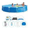 Super Deal Pool - 8 stk - Intex Metalramme Rund 366x76 cm