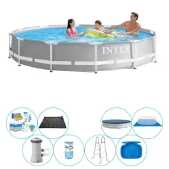 Super Deal Pool - Intex Prisme Ramme Rund 366x76 cm