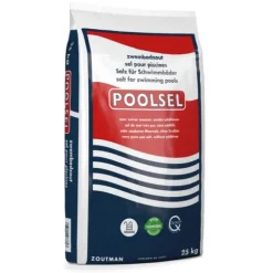 Swimming Pool Salt Polish - Velegnet til saltvandssystem - 50 kg & WAYS skrubbebørste