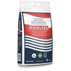 Swimming Pool Salt Polish - Velegnet til saltvandssystem - 30 kg & WAYS skrubbebørste