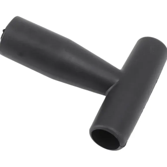 T Grip skovlhåndtag plastik stærk letvægts skridsikker sneskovl håndtag 3,4 cm indvendig diameter
