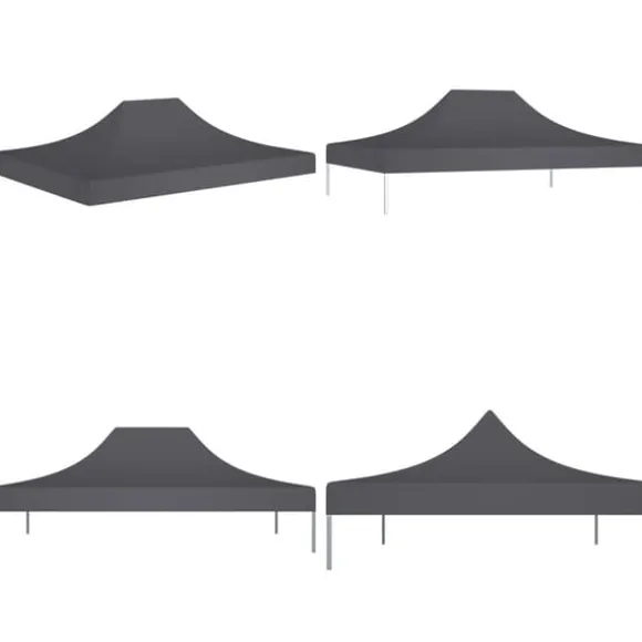 Tag til festtelt 4x3 m 270 g/m² antracitgrå - Tag Til Festtelt - Tage Til Festtelte - Home & Living