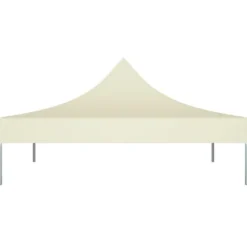 Tag til festtelt 2x2 m - UV-bestandigt & vejrresistent | Farve: Creme | 270 g/m²