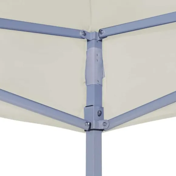 Tag til festtelt 2x2 m - UV-bestandigt & vejrresistent | Farve: Creme | 270 g/m²