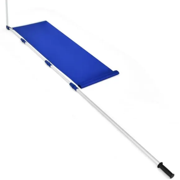 Tagrydningsskovl, 20/640 cm, Sølv og Marineblå