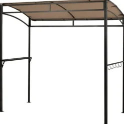 Terrasse Grilltelt, 216x134x211 cm, Brun