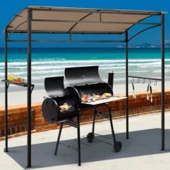 Terrasse Grilltelt, 216x134x211 cm, Brun