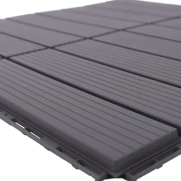 Terrassefliser - Klik-/Interlocking gulvfliser - PP-plast - 22-pak - Udendørs - DIY montering