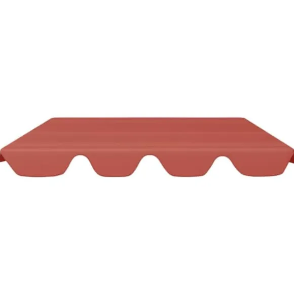 The Living Store baldakin til havegynge 188/168x145/110 cm terrakottafarvet - Festtelte & havepavilloner – tage