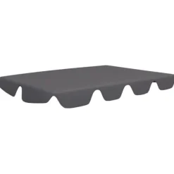 The Living Store baldakin til havegynge 188/168x145/110 cm antracitgrå - Festtelte & havepavilloner – tage
