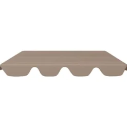 The Living Store baldakin til havegynge 188/168x145/110 cm gråbrun - Festtelte & havepavilloner – tage