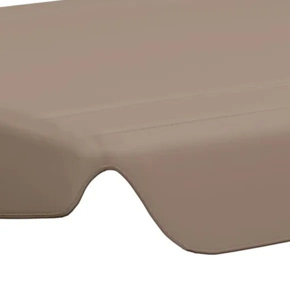 The Living Store baldakin til havegynge 188/168x145/110 cm gråbrun - Festtelte & havepavilloner – tage