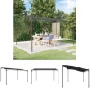The Living Store baldakin 4x3 m 180 g/m² stof og stål antracitgrå - Festtelte & havepavilloner