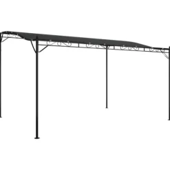 The Living Store baldakin 4x3 m 180 g/m² stof og stål antracitgrå - Festtelte & havepavilloner