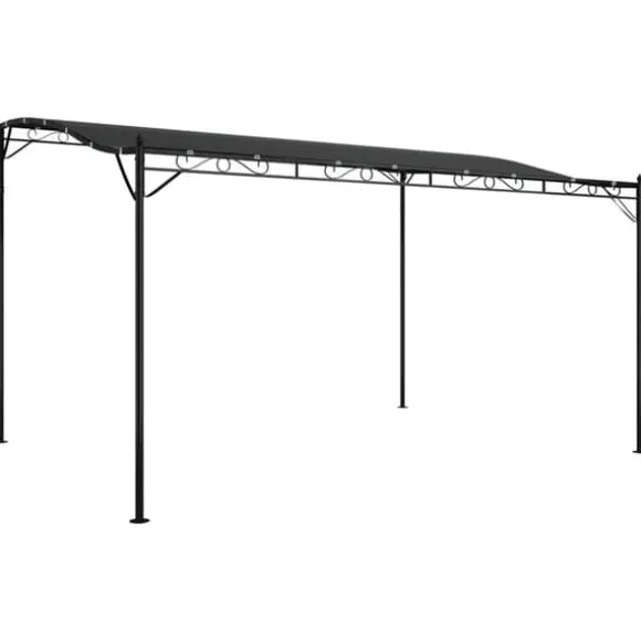 The Living Store baldakin 4x3 m 180 g/m² stof og stål antracitgrå - Festtelte & havepavilloner
