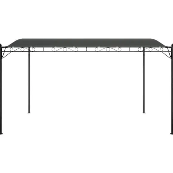 The Living Store baldakin 4x3 m 180 g/m² stof og stål antracitgrå - Festtelte & havepavilloner