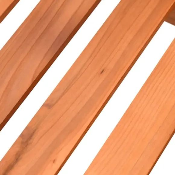 The Living Store blomsterstativ 90x25x73,5 cm massivt fyrretræ - Planteborde