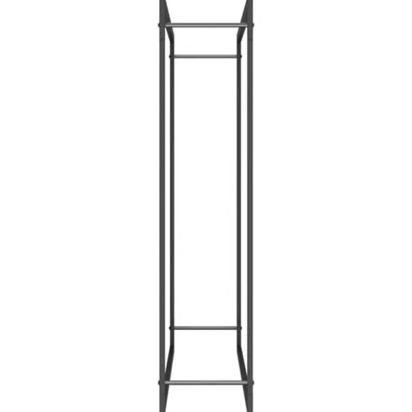 The Living Store brændestativ 110x28x116 cm stål matsort - Brændekurve