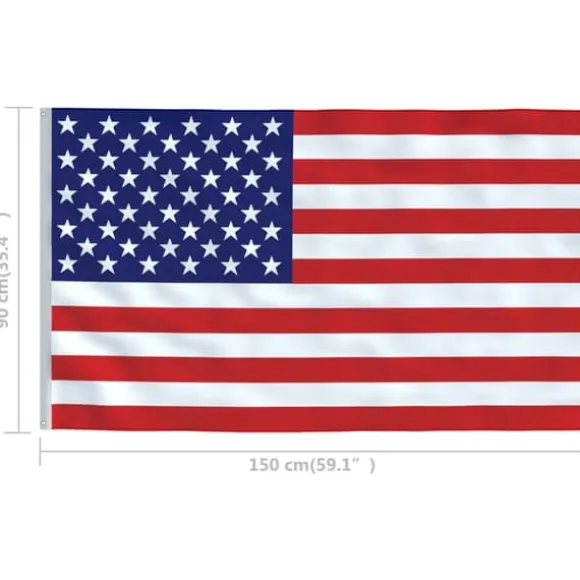 The Living Store det amerikanske flag 90x150 cm - Flag & vimpler