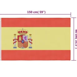 The Living Store det spanske flag 90x150 cm - Flag & vimpler