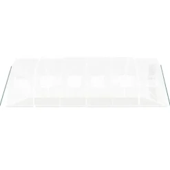 The Living Store drivhus med stålstel 18 m² 6x3x2 m hvid - Drivhuse