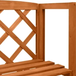The Living Store espalier med hylder 55x30x140 cm massivt grantræ - Havebuer, espalierer & pergolaer